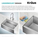 KRAUS Kore Workstation Single Bowl Sink with Accessories