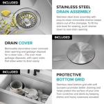 KRAUS Kore Workstation Single Bowl Sink with Accessories
