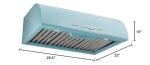 Classic Retro Electric Range Hood with LED Lights
