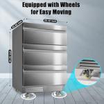 Velieta 61 cm Outdoor Stainless Steel Beverage Cooler