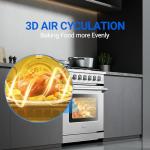 AAOBOSI 36 Inch Gas Range Oven with 6 Burners