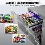Velieta 61 cm Outdoor Stainless Steel Beverage Cooler