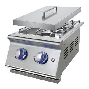 2-Burner Propane Gas Grill with Stainless Steel