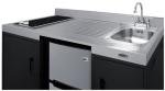 Summit 54" All-In-One Kitchenette with Refrigerator