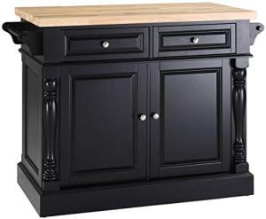 Crosley Kitchen Island with Butcher Block Top