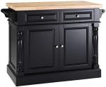 Crosley Kitchen Island with Butcher Block Top