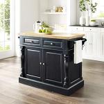 Crosley Kitchen Island with Butcher Block Top