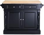 Crosley Kitchen Island with Butcher Block Top