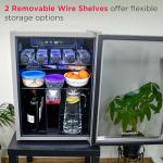 Frigidaire Freestanding Beverage Center Fridge, Black