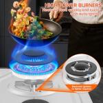 Stainless Steel Gas Cooktop with 4 Burners