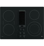 GE Profile Series Electric Cooktop, 30", Black