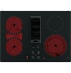 GE Profile Series Electric Cooktop, 30", Black