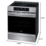 30 Inch Stainless Steel Induction Electric Range