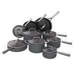 Ninja 16-Piece Neverstick Cookware Set, Black