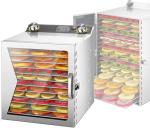 8-Layer Stainless Steel Freeze Dryer for Fruits & Jerky