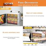 8-Layer Stainless Steel Freeze Dryer for Fruits & Jerky