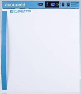 Compact White Refrigerator for Vaccine Storage