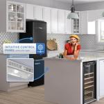 Unique Appliances 12 cu ft Black Refrigerator