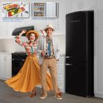 Unique Appliances 12 cu ft Black Refrigerator