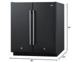 Summit Black Refrigerator FFRF3070B
