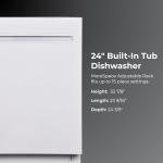 Kenmore 24" Built-In Dishwasher with Third Rack