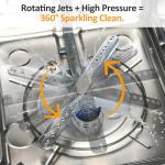 Sunvivi 24" Built-in Stainless Steel Dishwasher