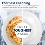 Sharp 24-inch Stainless Steel Dishwasher with Third Rack