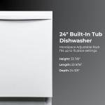 Kenmore 24" Quiet Built-In Dishwasher - 15 Place Settings