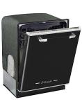 Midnight Black 24" Retro Built-in Dishwasher