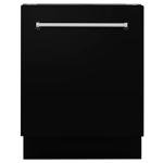 ZLINE 24" Tall Tub Black Matte Dishwasher
