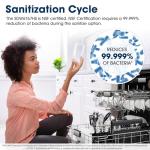 SHARP SDW6767HS Smart Dishwasher with Alexa Support