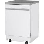 GE Portable Dishwasher with Stainless Steel Interior