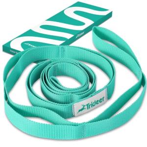 Trideer Yoga Stretching Strap with 10 Loops