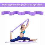 DEHUB Elastic Yoga Stretch Strap with Multiple Loops