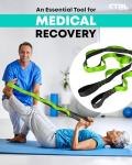 Non-Elastic Stretching Strap with Loops for Yoga