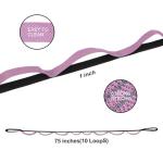 AZURELIFE Premium Stretch Straps for Yoga and Therapy