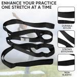 Yoga Stretching Strap with 10 Loops for Flexibility