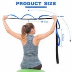 Leyndo 2-Pack Yoga Strap with 10 Loops