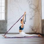 AZURELIFE Premium Stretch Straps for Yoga and Therapy