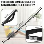 Yoga Stretching Strap with 10 Loops for Flexibility
