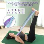 Yoga Stretch Straps for Therapy and Exercise