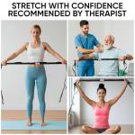 Yoga Stretching Strap with 10 Loops for Flexibility
