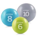 CAPHAUS Soft Weighted Exercise Balls Set - 24LB