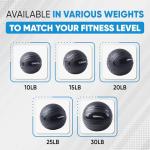 Bintiva Non-Bounce Slam Ball for Weighted Workouts