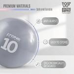 CAPHAUS Soft Weighted Exercise Balls Set - 24LB
