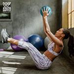 CAPHAUS Soft Weighted Exercise Balls Set - 24LB