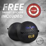 Yes4All 6 LB Soft Wall Ball for Workouts