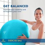 ProBody Yoga Stability Ball - 65 cm Sky Blue