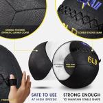 Yes4All 6 LB Soft Wall Ball for Workouts