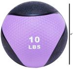 Fitvids 10lb Weighted Medicine Ball for Workouts